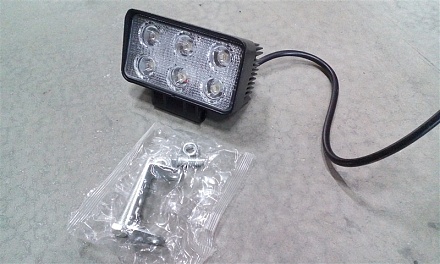 Фара светодиод. дополнит. 6 LED 18 Вт, 10-24 В, прямоуг, направ. свет AE18RT-6LED-HC