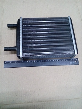 Радиатор отопителя ГАЗель-3302 алюм. 2-ряд. d=16 (Теплообменник), 3302-8101060-1