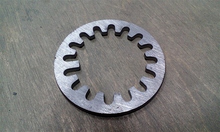 Гайка зад. ступицы ГАЗель (шайба коронч.) (ГАЗ), 3302-2401055