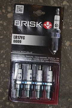 Свеча зажигания BRISK LR 17 YC- J Super R дв.406,409